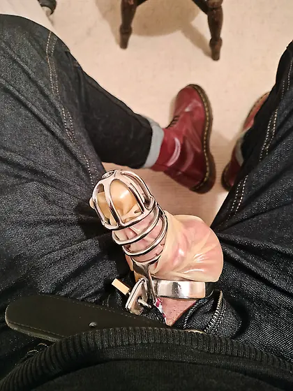Gay skinhead boots cbt chastity