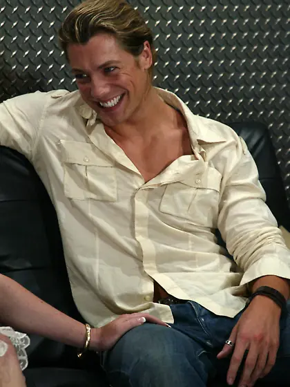 Her eyes will stay closed as this creep works all over her