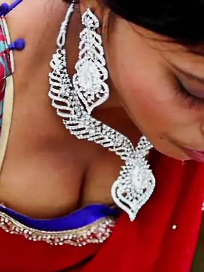 Brown Desi Cleavage