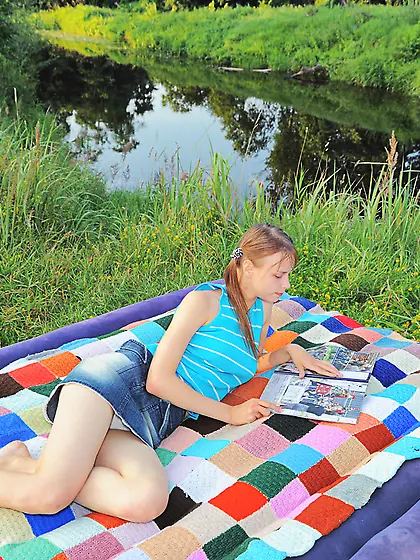 Oksana is crazy about