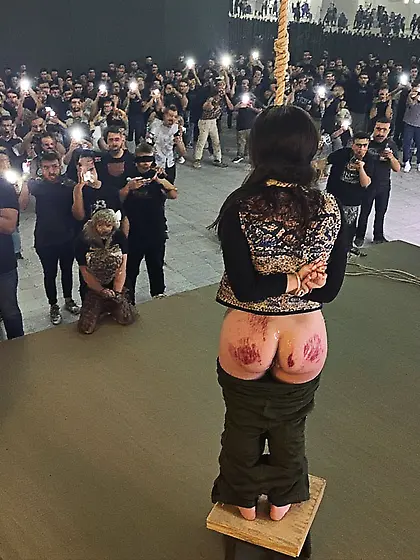 Prisoner of war being executed