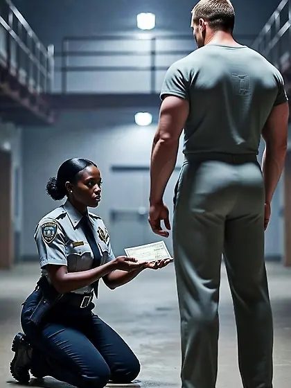 Submissive nigger correctional officer