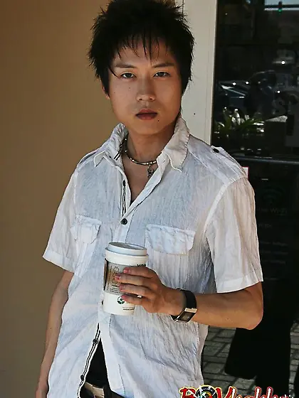 Asian dude whitie polo