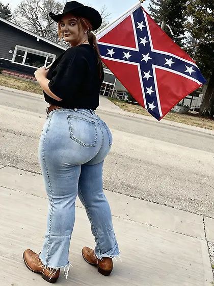 Thicc bbw confederate pawg