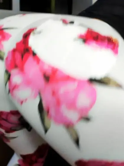 Hot wet brunette plays with her butt