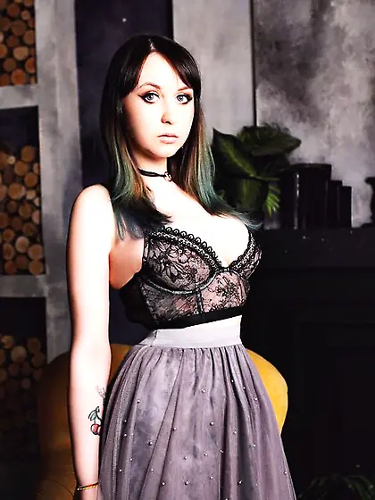 Big tit straight oil