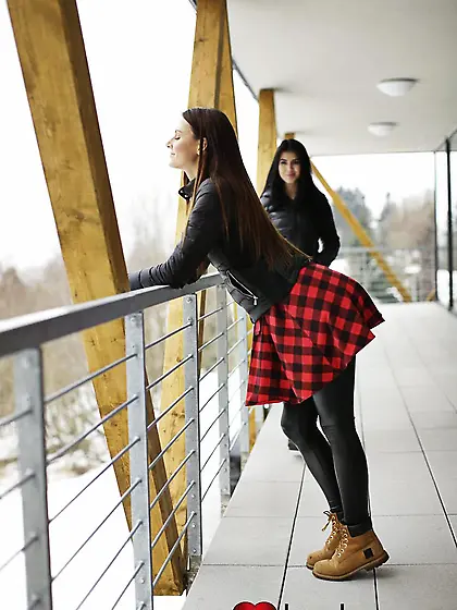 Sexy redhead lesbian