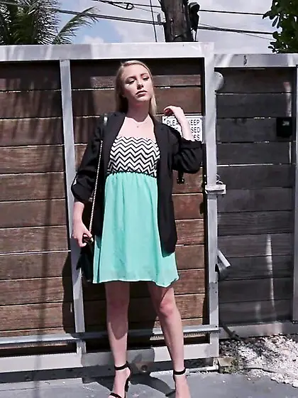 Young blonde chick lesbian