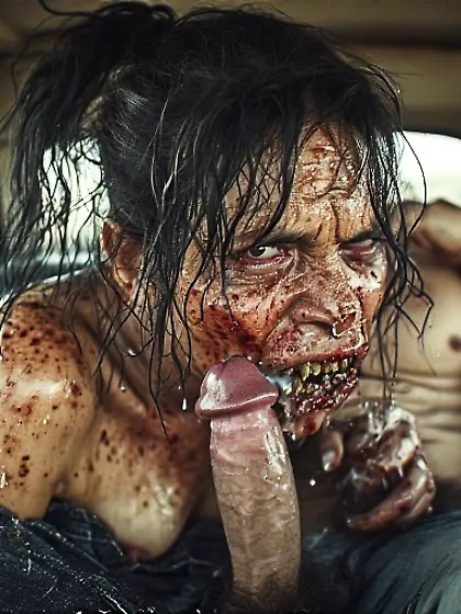 Nasty Meth Whore gives me and my buddy a Hand Job