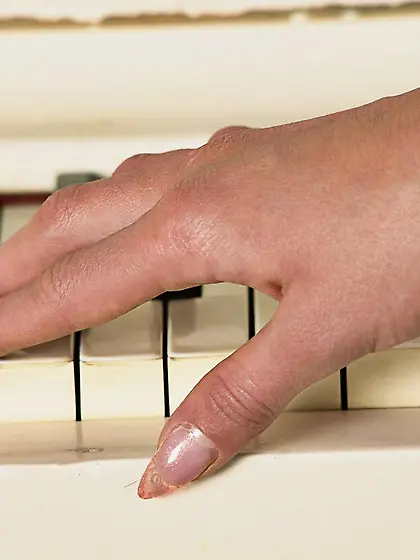 Delectable brunette chick with impeccable body Milla Yul poses n