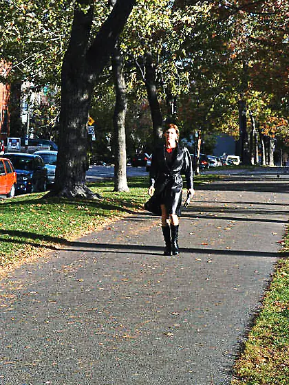 Shemale meets her old friend