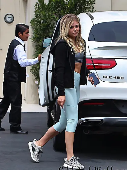 Chloe Moretz Serious Cameltoe And Pierced Nipple While Out In LA