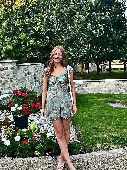 Pretty in a dress