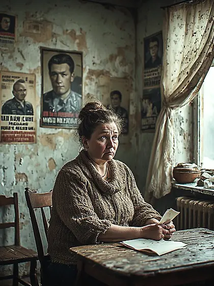 When father left the house, Mom and I grew closer