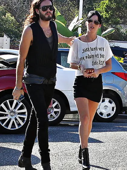 Katy Perry brief mini-skirt