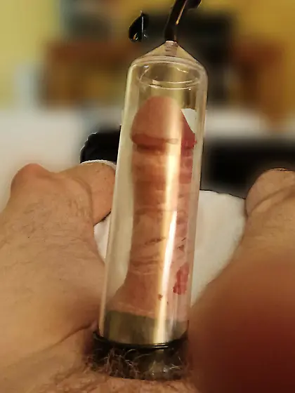 Pumping my cock