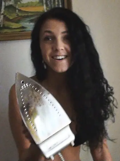 Kinky slender brunette screwed