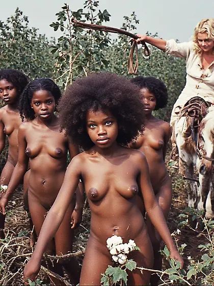 plantation mistress and slaves