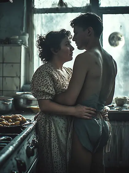 When father left the house, Mom and I grew closer