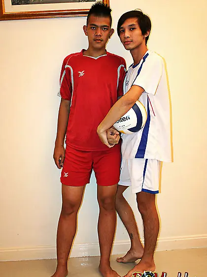 Hot twinks white red