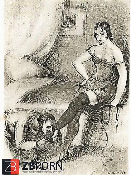 Erotic Book Illustration 13 - Dresseuses d Hommes