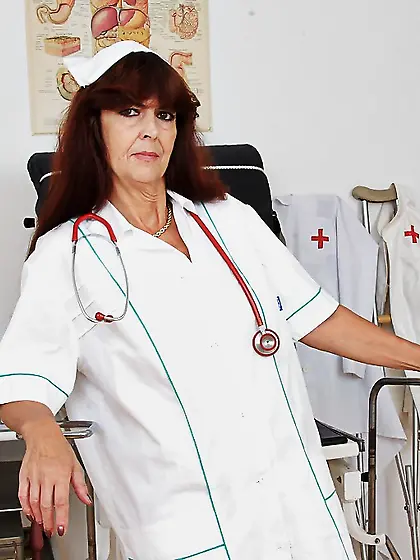 European mature nurse