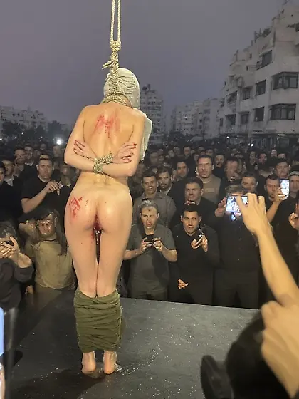 Prisoner of war being executed