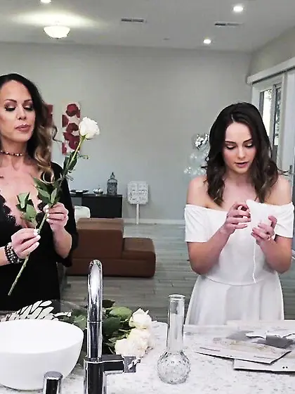 Hot chicks white stockings