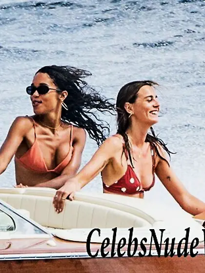 Laura Harrier & Eleonore Toulin Bikini