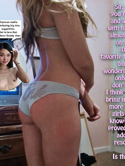 Your Twaughter featured in my captions again #001