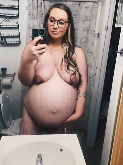 Chubby Pregnant Girlfriend Hairy Pussy Huge Tits