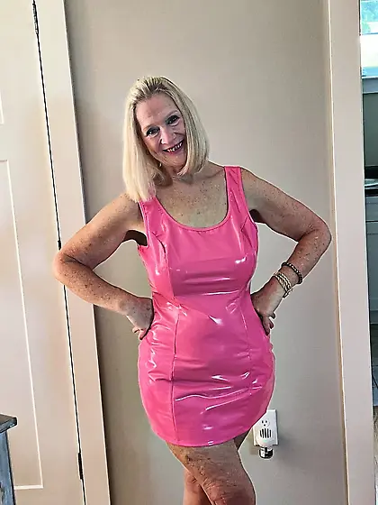 Danielle Dubonnet MILF Pink Dress