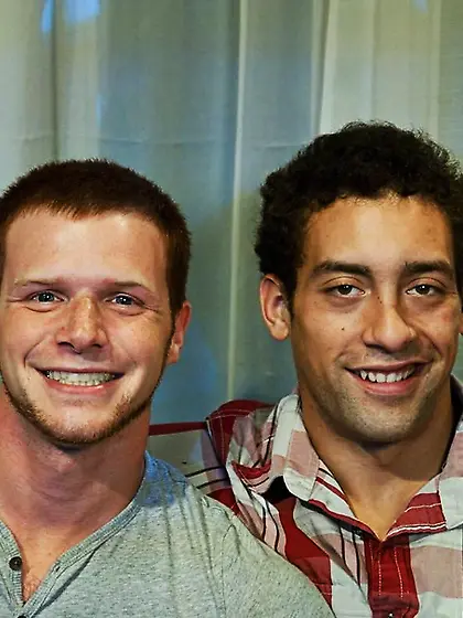 Horny gay dudes are ready for some bondage...