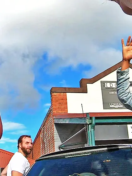 WNBR Byron Bay public erection encouragement