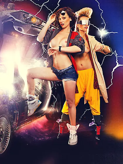 Smoking hot models spoof