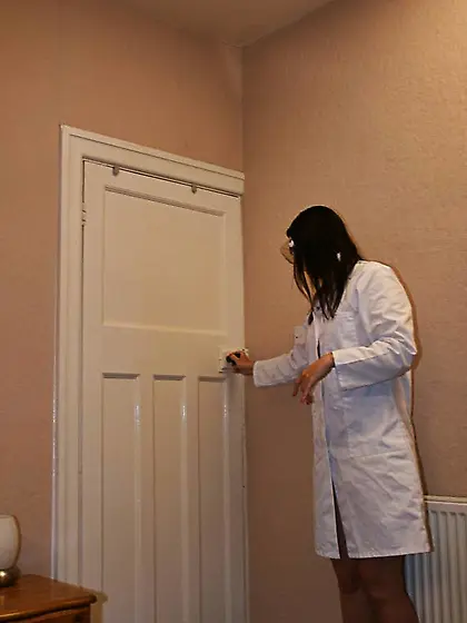 Horny professor takes white