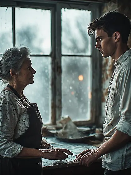 When father left the house,  Mom and I grew closer