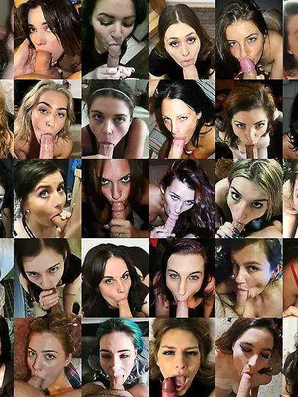 Blowjob collage of proud websluts!