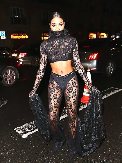 Unknown Guest in a See Through Outfit