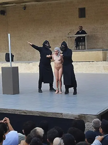 Prisoner of war being executed