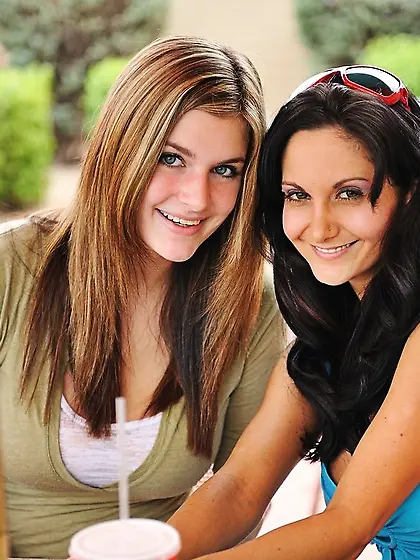 Amateur natural tits friends