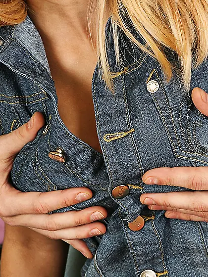 Big titted teen Marry Queen takes loads of semen on melons after