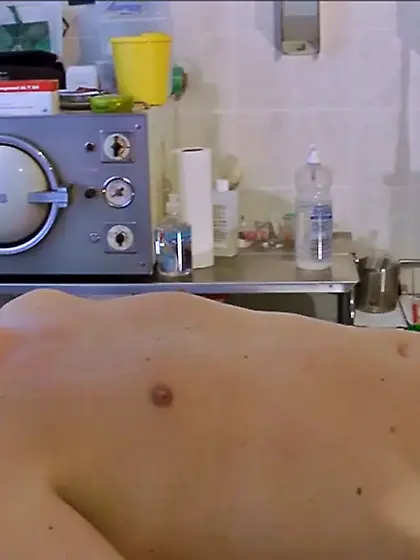 Gimp's cock gets probed by the kinky mistress