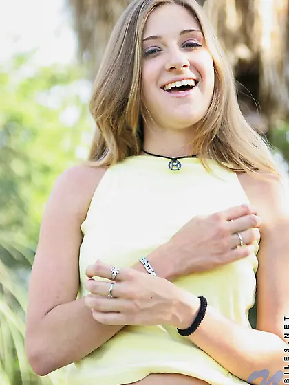 Lisa Nubiles takes her sexy skirt off and shows us her fuckable