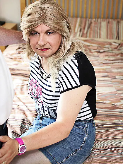 Steaming hot shemale stunning