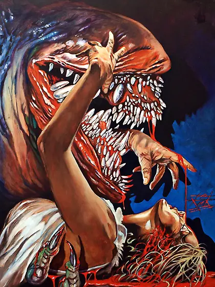 Pulp Horror Art