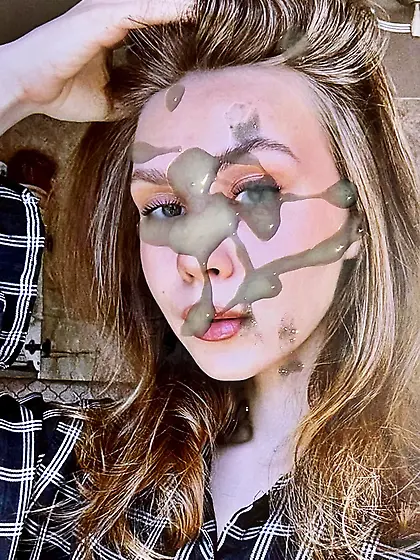 Sexy sister Varya got a massive cumshot from bro