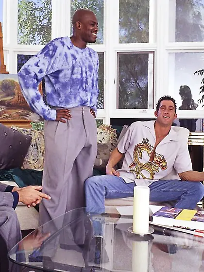 Blonde Zana wench getting fucked senseless in a hard foursome in