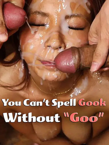 You can't spell gook without "goo"