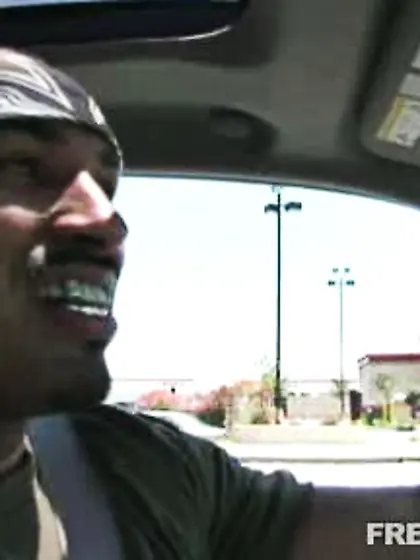 Eyes slam shut brunette